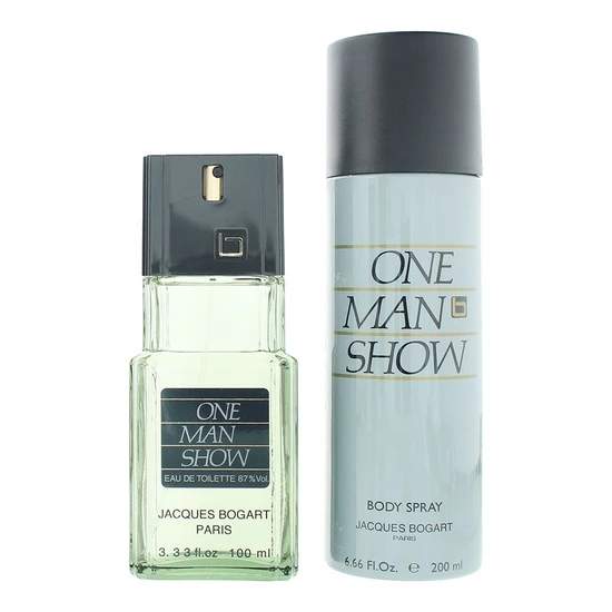 Jacques Bogart One Man Show Eau De Toilette Gift Set 100ml Eau De Toilette + 200ml Body Spray