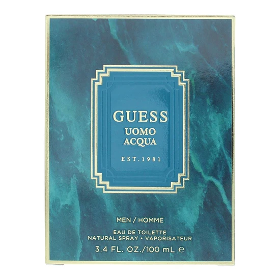 Guess Uomo Acqua Eau De Toilette 100ml