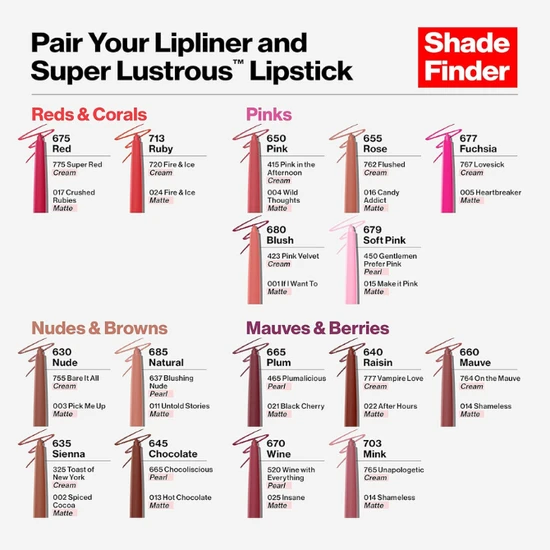 Revlon Lip Line ColourStay Longwear 713 RubyInd Wrapped