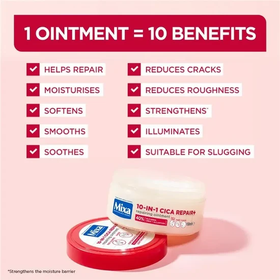 Mixa Cica Repair+ 10-in-1 S.O.S. Repairing Ointment 150ml