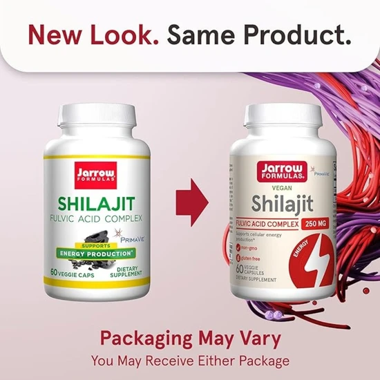 Jarrow Formulas Shilajit Fulvic Acid Complex Vegicaps 60 Vegicaps
