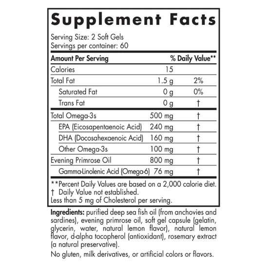 Nordic Naturals Omega Woman 500mg 120 Softgels