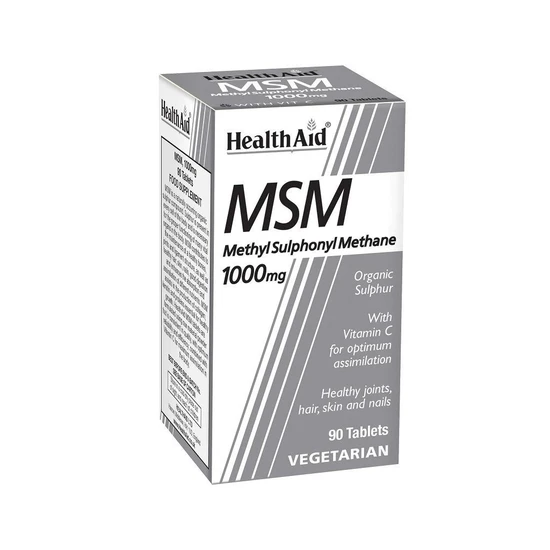 Health Aid MSM 1000mg 90 Tablets