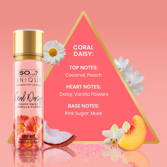SO...? Coral Daisy Body Mist 150ml