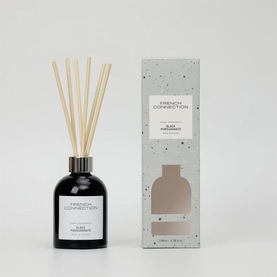 French Connection Black & White Collection Black Pomegranate Diffuser 100ml