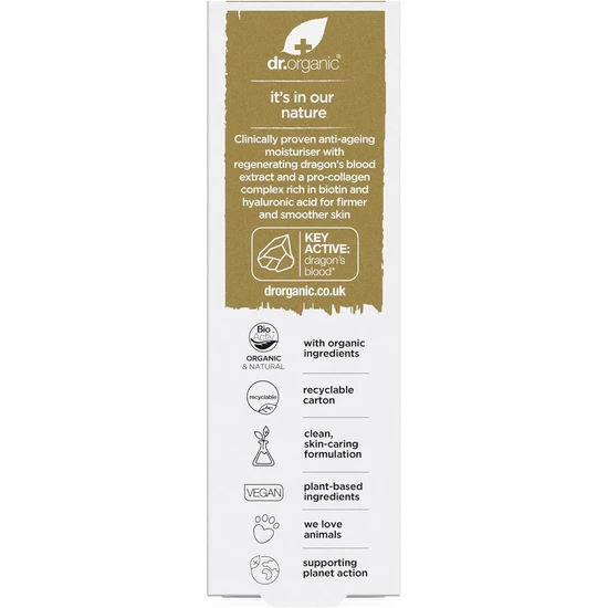 Dr. Organic Pro Collagen Plus Anti Ageing Moisturiser With Dragons Blood 50ml