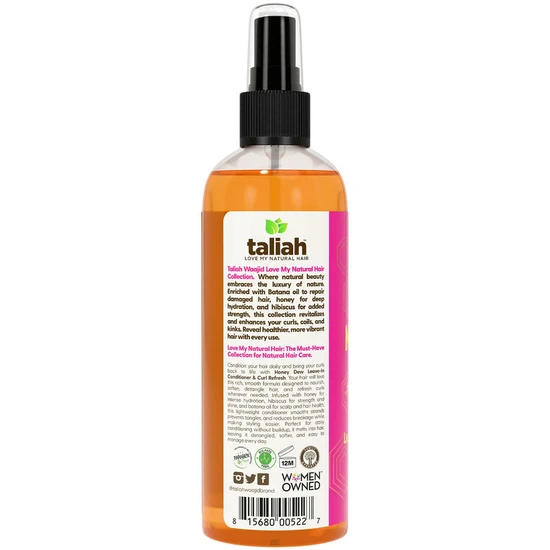 Taliah Waajid Love My Natural Hair Honey Dew Leave-In Conditioner & Curl Refresh 355ml