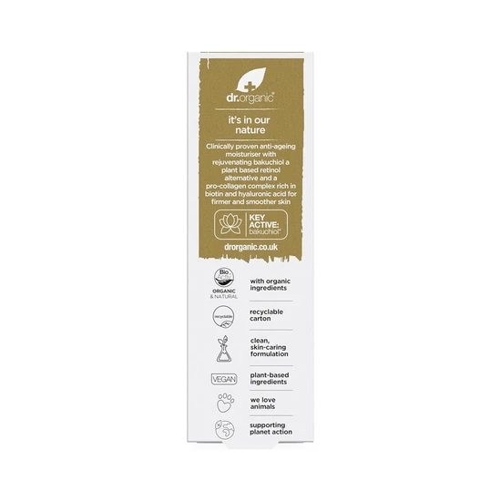 Dr. Organic Pro Collagen Plus Anti Ageing Moisturiser With Bakuchiol 50ml