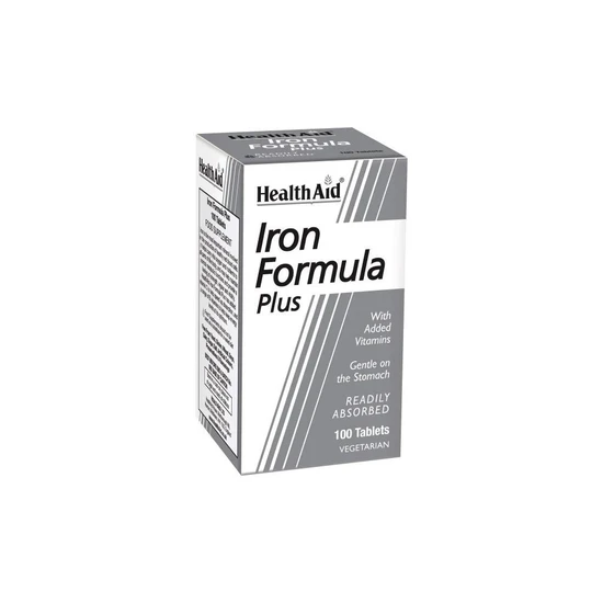 Health Aid Iron Formula Plus Tablets 100 Tablets