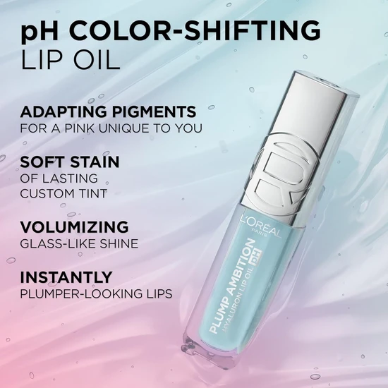 L'Oreal Paris Plump Ambition Hyaluron Lip Oil pH 114 Rose 5ml