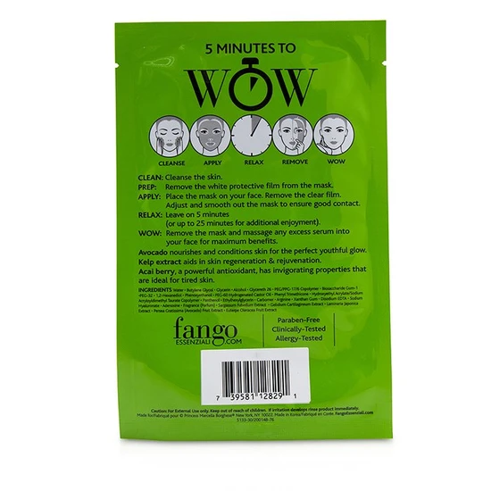 Borghese Fango Essenziali Moisturising Treatment Sheet Mask 4 x 25ml