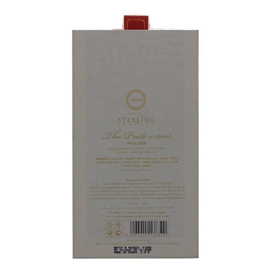 Armaf The Pride Of Armaf Rouge Eau De Parfum 100ml