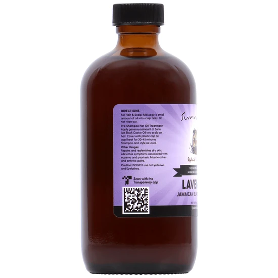 Sunny Isle Lavender Jamaican Black Castor Oil 4oz