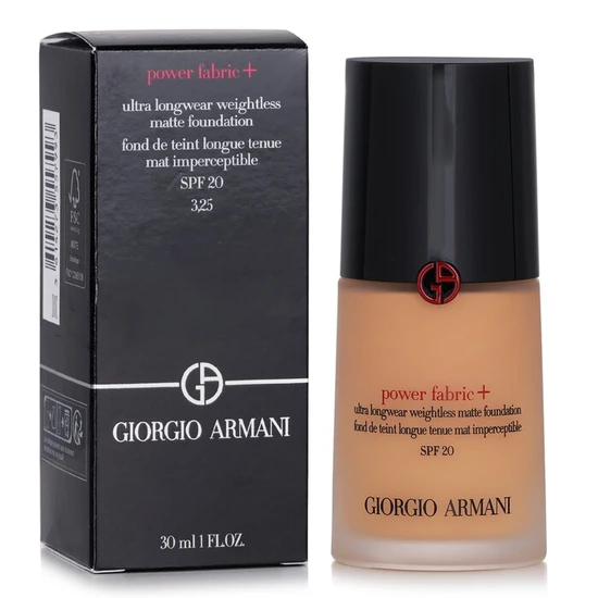 Giorgio Armani Power Fabric+ Ultra Longwear Weightless Matte Foundation SPF 20 3.25