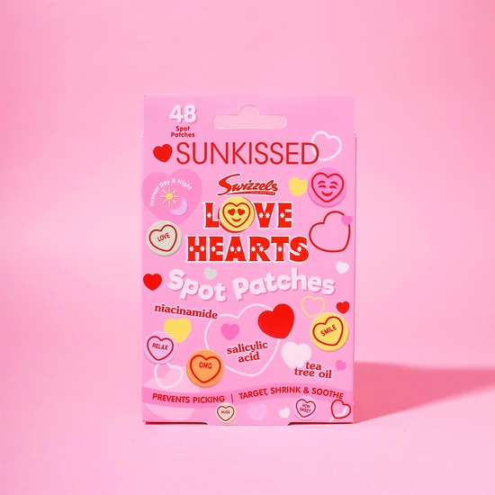 Sunkissed Love Hearts Spot Patches x48