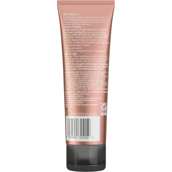 Bioré Rose Quartz Gentel Pore Refining Scrub 110ml