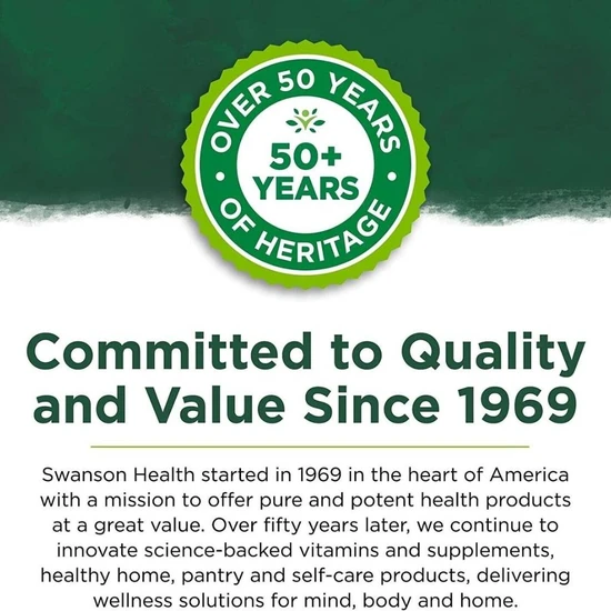 Swanson Arjuna Bark 500mg Capsules 60 Capsules