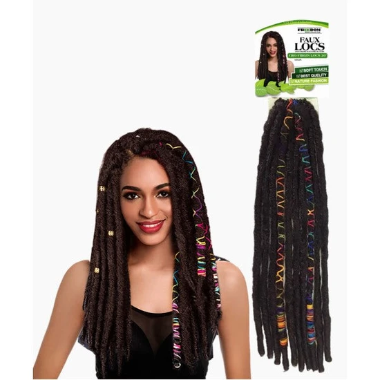 Sleek Hair Freedom Synthetic Cro Virgin Locs 20" / 1b"