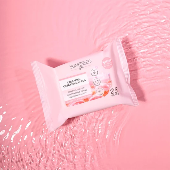 Sunkissed Skin Collagen Cleansing Wipes 25 Wipes