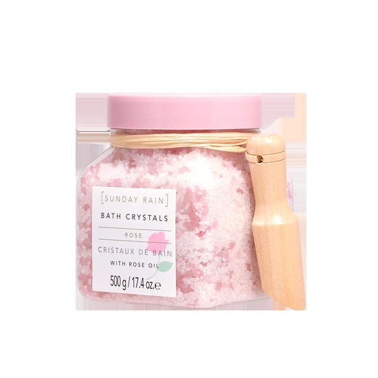 Sunday Rain Bath Crystals Rose 500g