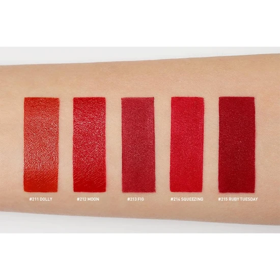 3CE Matte Red Recipe Lip Colour 214 Squeezing