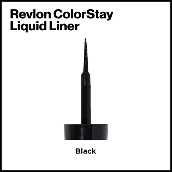 Revlon Colourstay Long Lasting Waterproof Liquid Eyeliner Blackest Black