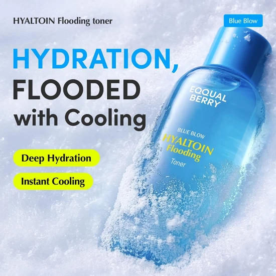 Eqqualberry Blue Blow Hyaltoin Flooding Toner 150ml