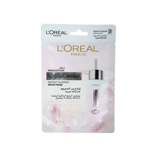L'Oreal Paris Innovation Glycolic Bright Instant Glowing Serum Mask 22g