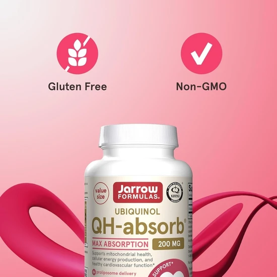 Jarrow Formulas Ubiquinol QH-absorb 200mg 90 Softgels