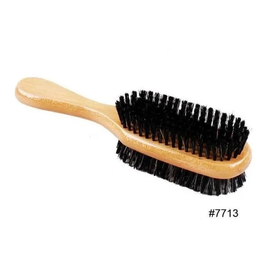 Magic Collection Hard & Soft Double Wave Brush Natural Boar Bristle 7713