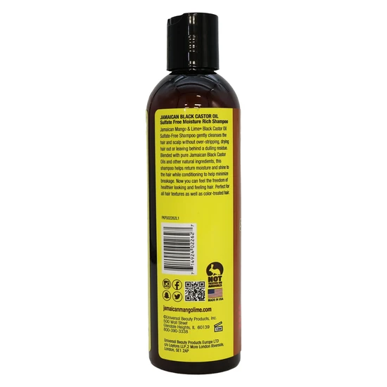 Jamaican Mango and Lime Black Castor Oil Sulphate Free Shampoo 237ml