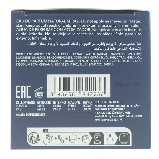 Hackett London Essential Eau De Parfum 50ml