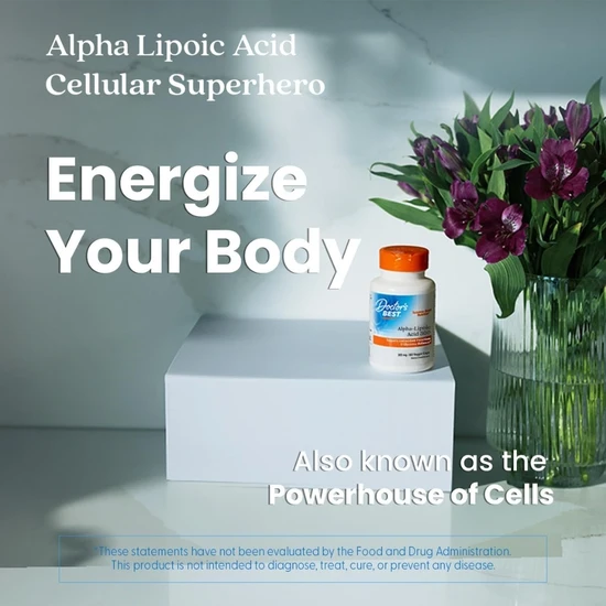 Doctor's Best Alpha Lipoic Acid 300mg Vegicaps 180 Vegicaps