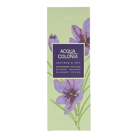 4711 Acqua Colonia Saffron & Iris Shower Gel 200ml