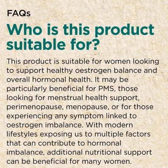 Cytoplan Oestrogen Balance Support Capsules 60 Capsules
