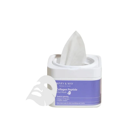 Mary & May Collagen Peptide Vital Mask 30pcs