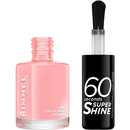 Rimmel 60 Seconds Super Shine Nail Polish 262 Ring A Ring O Roses