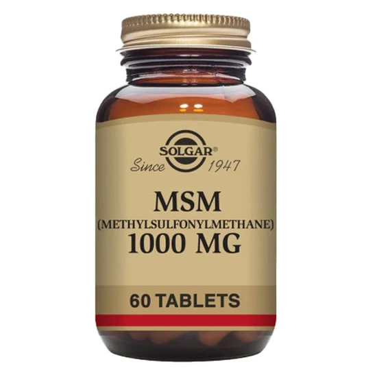 Solgar MSM 1000mg Tablets 60 Tablets