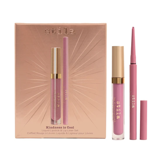 Stila Kindness Is Cool Liquid Lipstick & Lip Liner Gift Set Stay All Day Liquid Lipstick (Patina) + Stay All Day Matte Lip Liner (Everlasting)