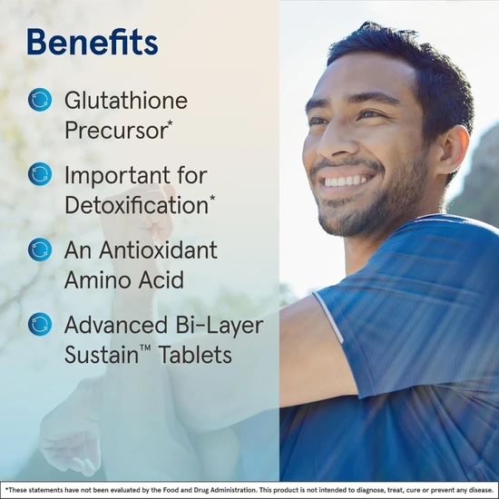 Jarrow Formulas N-A-C Sustain 600mg 60 Tablets