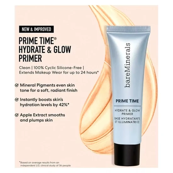 bareMinerals Prime Time Hydrate & Glow Primer 30ml