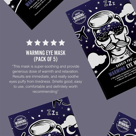 BARBER PRO Warming Eye Mask x 5