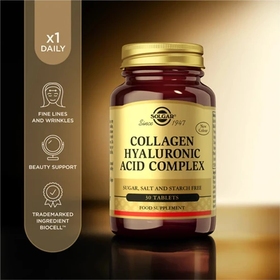 Solgar Collagen Hyaluronic Acid Complex x30