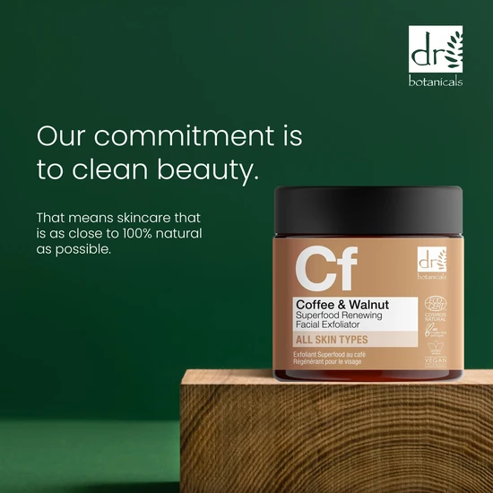 Dr Botanicals Cf Coffee & Walnut Superfood Renewing Facial Exfoliator 60ml