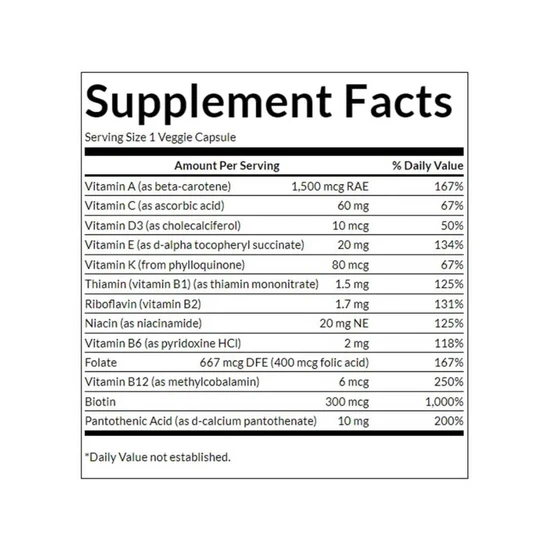 Swanson Mini Cap Multi Capsules 30 Capsules