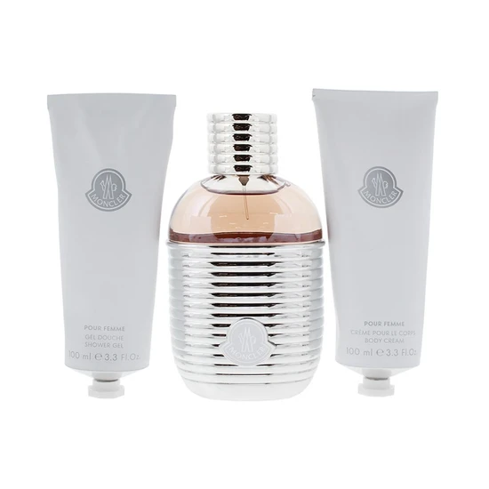 Moncler Pour Femme Gift Set 100ml EDP + 100ml Shower Gel + 100ml Body Lotion