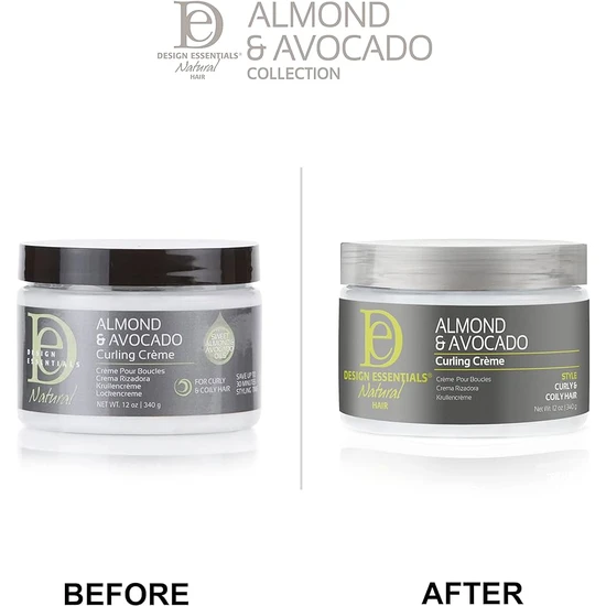 Design Essentials Almond & Avocado Curling Creme 340g