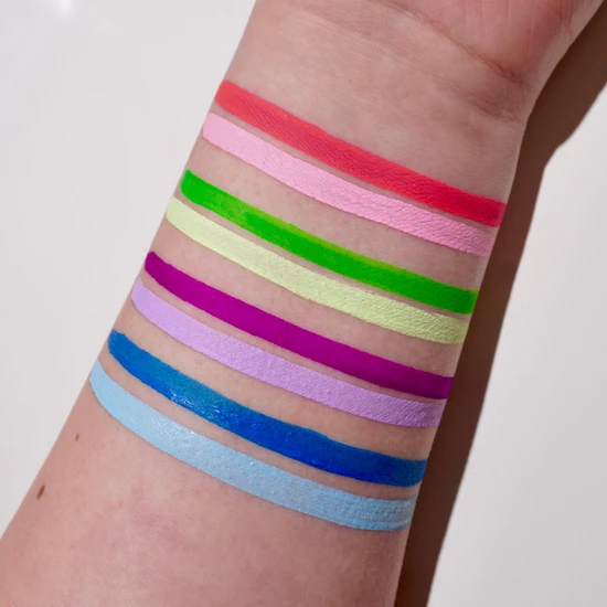 Glisten Cosmetics Neon Split 4 Pan Palette Eyeliner