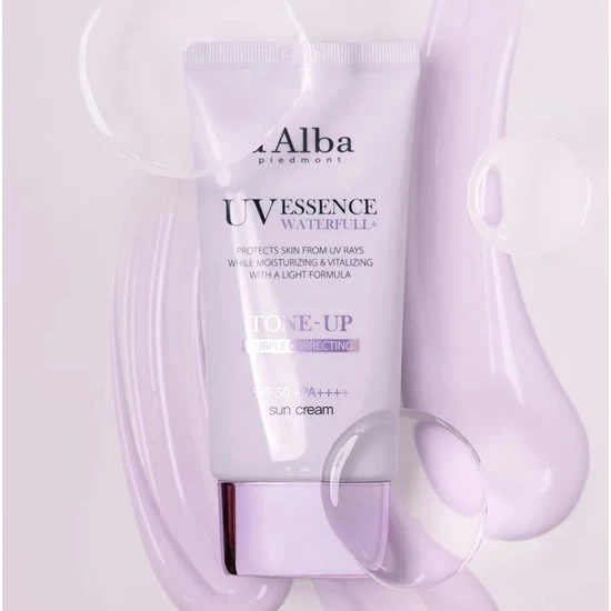 d'Alba Waterfull Purple Correcting Tone-Up Sunscreen 50ml