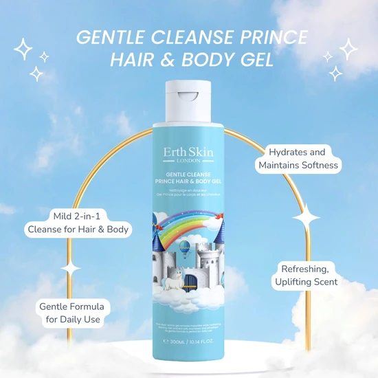Erth Skin London Gentle Cleanse Prince Hair & Body Gel